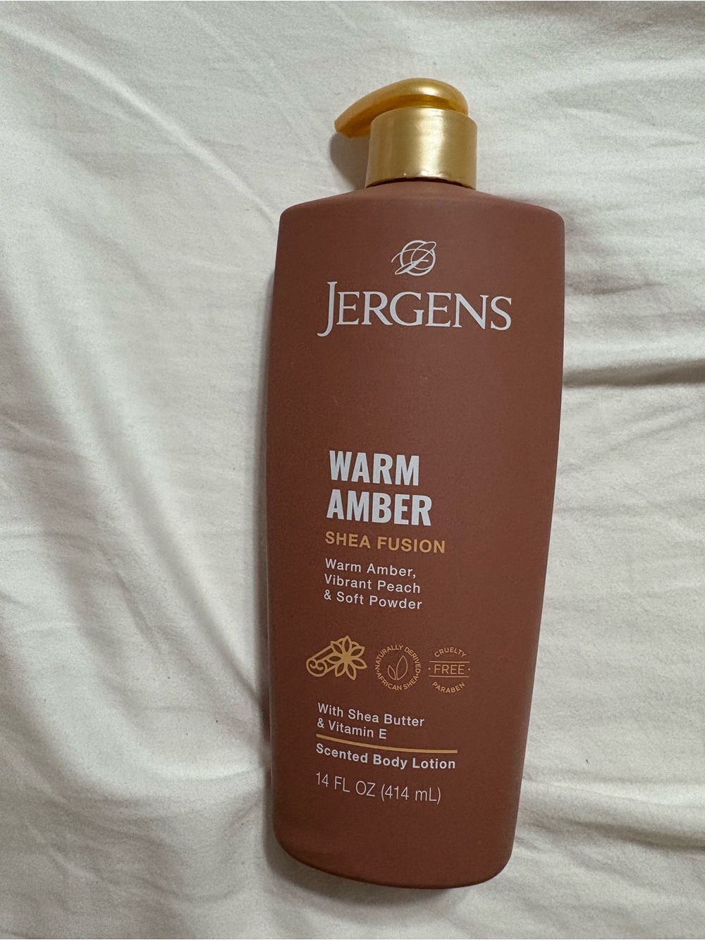 Jergens Warm Amber Shea Fusion Scented Body Lotion